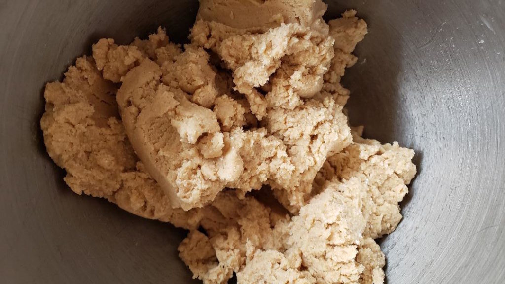 non sticky sugar cookie dough made with whole wheat