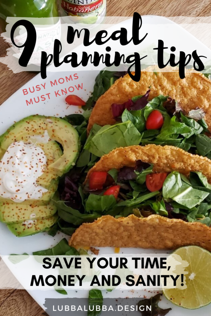 Save time, money and your sanity. 9 simple meal planning tips every busy mom MUST KNOW.  Keep these tricks up your sleeve and meal planning will be a breeze!