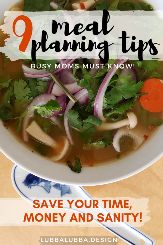 9 ridiculously easy meal planning tips I wish I knew sooner. Why did I wait so long to get organized?! Save your SANITY, time and money right now!