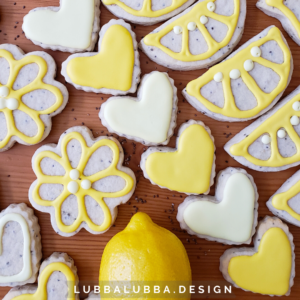 Sugar cookie cut outs with royal icing, baked with chia seeds, so tasty! With the zing of lemon icing and chia I can’t say no. Perfect any time of year, any time of day. These are too good to pass up. Quick & easy, lemon squeezy.