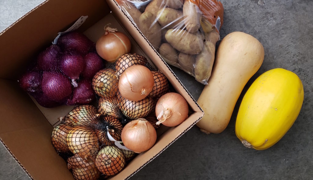 simple food storage to preserve produce during corona virus isolation.