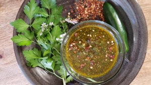 Read more about the article Spicy Cilantro Chimichurri Recipe – The BEST Steak Sauce Ever!