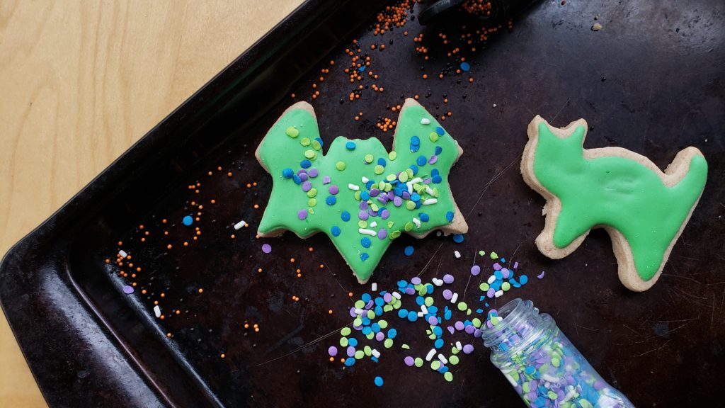 Decorating sugar cookies with the kids is so much fun!
