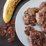 Light fluffy chocolate banana nut cookies for the whole family!