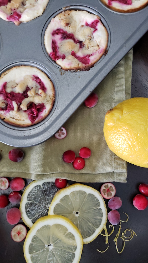 lemon cranberry low carb cheesecake bites