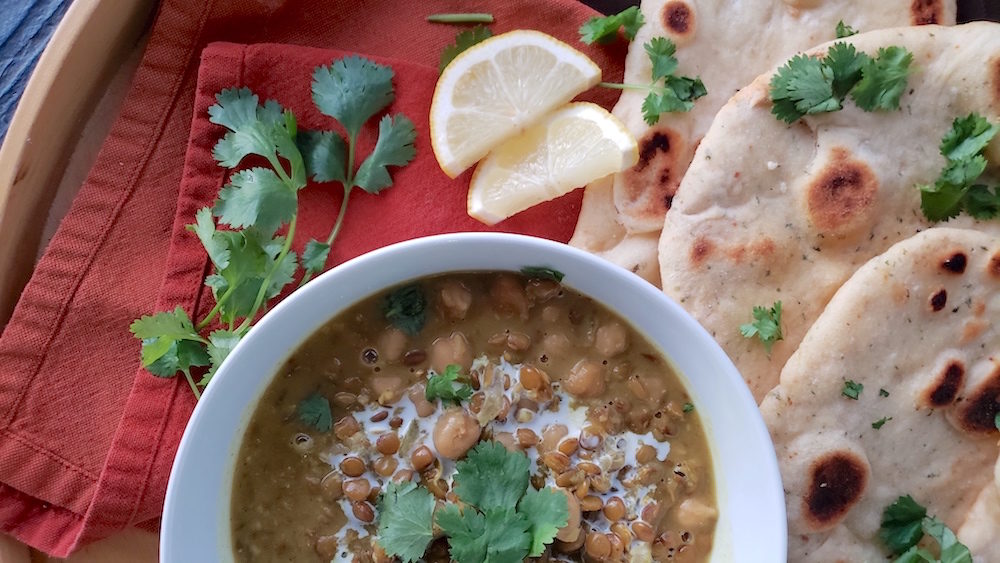 Quick & easy coconut curry lentil soup!